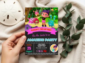 Abby Hatcher Birthday Invitation