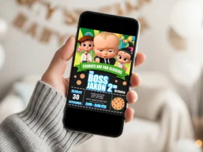 The Boss Baby Birthday Invitation