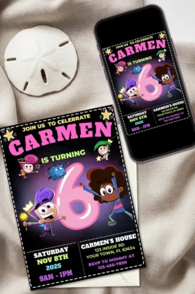 The Fairly Oddparents A New Wish Birthday Invitation