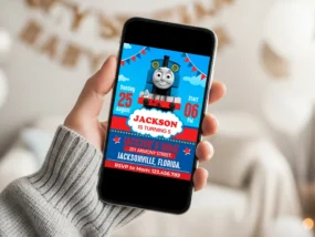 Thomas and Friends Birthday Invitation