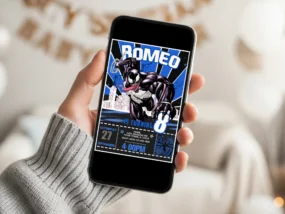 Venom Birthday Invitation