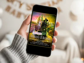 Wicked for Good Birthday Invitation