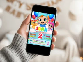 Little Angel Birthday Invitation