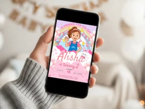 Ms. Rachel Birthday Invitation