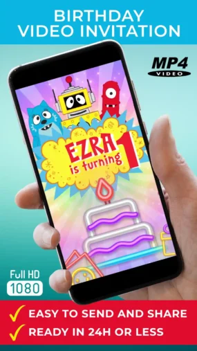 Yo Gabba Gabba Birthday Video Invitation